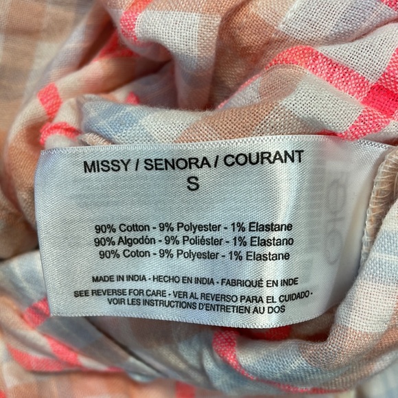 Ella Moss Spring/Summer Sleeveless Collared Shirt Dress Size Small - Picture 6 of 7